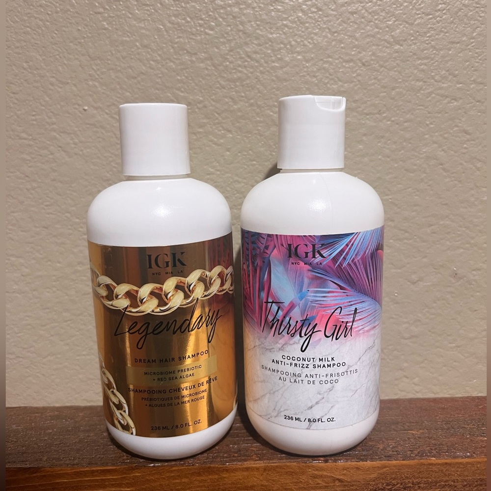 Set of IGK Shampoos- Thirsty Girl & Legendary